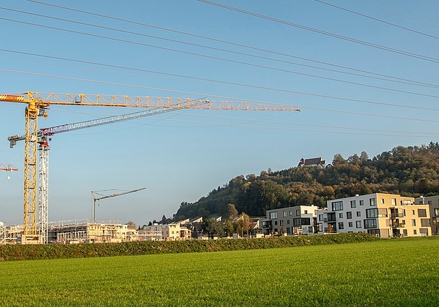 <em>Steuerparadies Staufen: </em>Das neue Quartier Esterli-Flöösch mit rund 1000 neuen Einwohnern und die intensive Sparpolitik der letzten zehn Jahre machens möglich. Foto: Peter Winkelmann