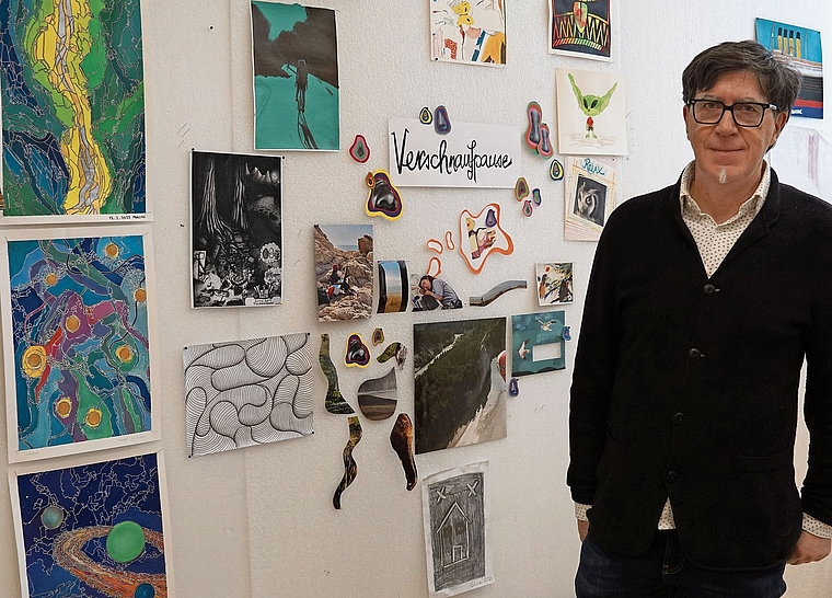 René Mollet, Co-Teamleiter des Kreativateliers am alten Standort. Foto: Rinaldo Feusi 