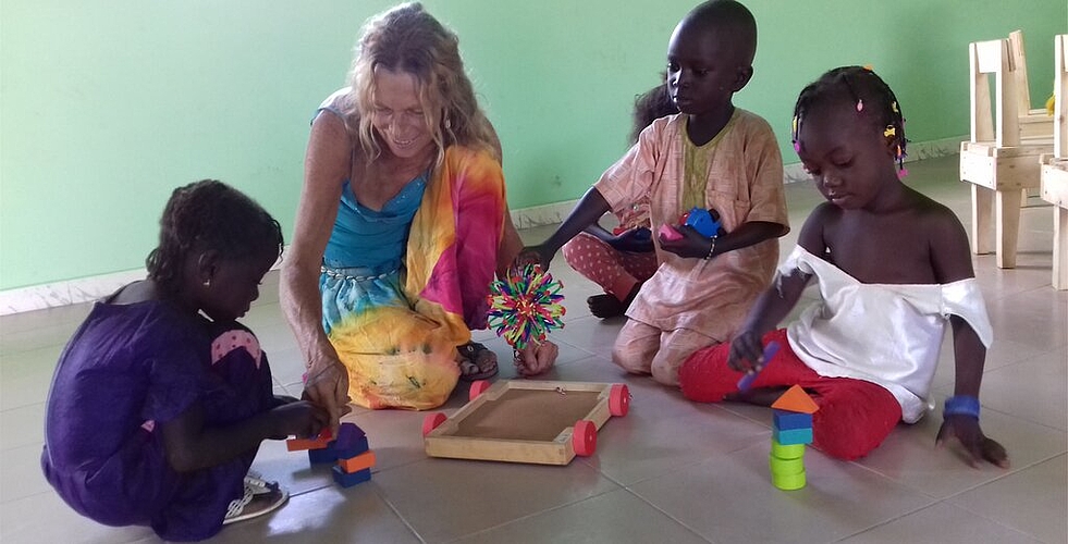 <em>Setzt sich in Senegal für Kinder ein: </em>Marielle Furter, ehemalige Kindergartenlehrperson in Meisterschwanden.