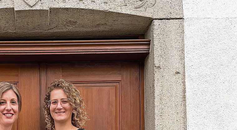 Teilen sich das Co-Amt: Sarah Hunziker und Alexandra Weber.Foto: zvg