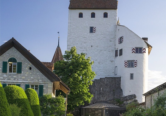 Das Schloss Wildegg: Schauplatz zwischen Heute und Gestern. Foto: Archiv, Gianni Bombén