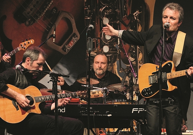 Zu Gast im Müllerhaus: Richard Koechli (rechts) und seine Band. Foto:sErich Huber