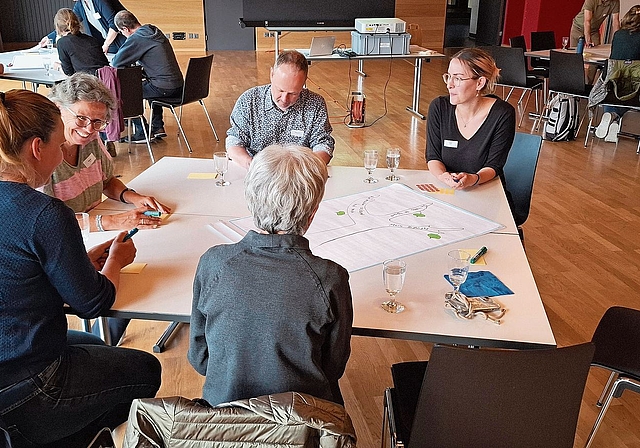 An den Workshops tauschte man sich aus.Foto: zvg