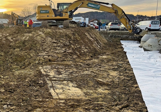 Blick auf die derzeitige Baustelle.Foto: AW
