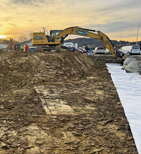 Blick auf die derzeitige Baustelle.Foto: AW