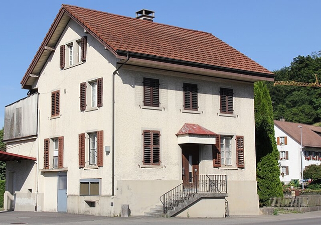 Steht zum Verkauf: Das Milchhüüsli in Ammerswil. Foto: Alfred Gassmann