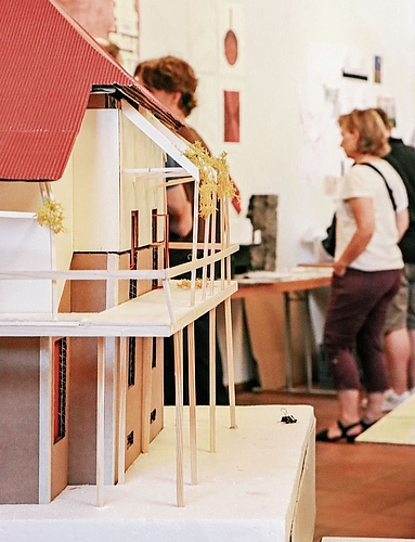 Architekturideen im Modell.Foto: Romi Schmid 