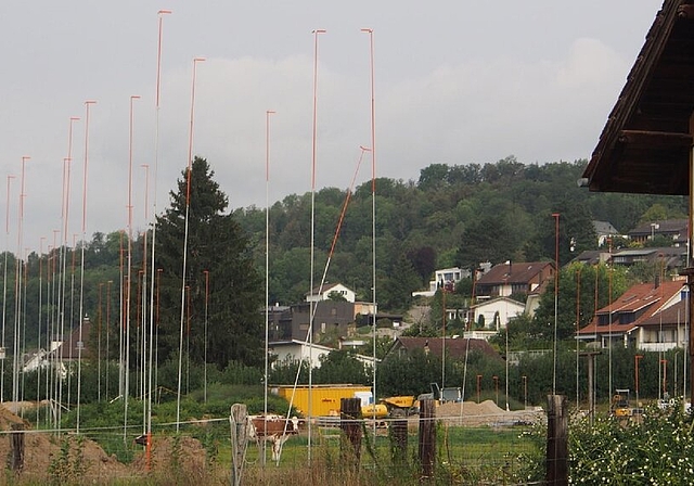 <em>Überbauung Sandacher wirft Fragen auf: </em>Die Bauprojekte weichen vom rechtskräftigen Gestaltungsplan ab. Foto: mno