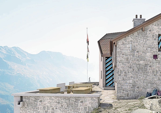 Die Salbithütte behält durch die umfangreiche Sanierung ihren Charakter, soll aber für die Zukunft gerüstet sein. Foto: zvg
