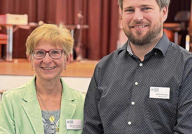 Marina Geissbühler und Stefan Grüninger leiten die KMS Seetal.Foto: Verena Schmidtke