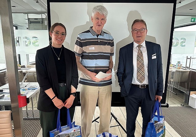 Gastreferenten: Romy Bacher, Ulrich Steinmann und Martin Kaufmann.Foto: zvg