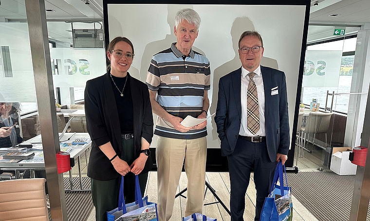 Gastreferenten: Romy Bacher, Ulrich Steinmann und Martin Kaufmann.Foto: zvg
