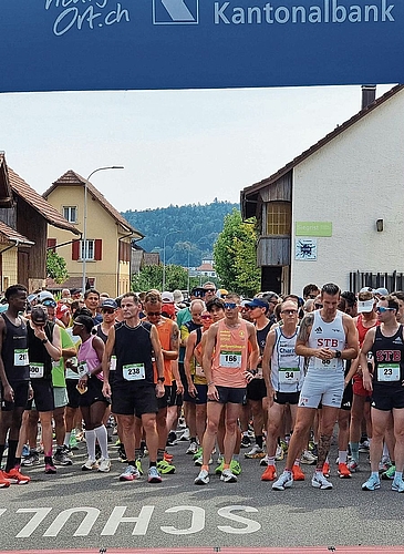 Startschuss zum Hauptlauf.
