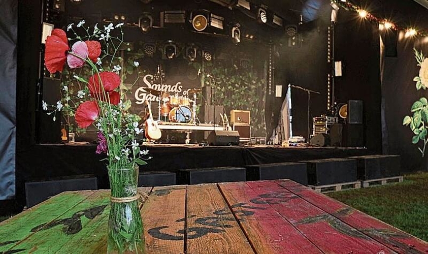 Für Musik- und Blumenliebhaber: Das Festival Sounds of Garden. Foto: zvg