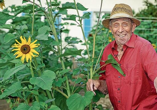 Liebte Blumen und seine Stadt Lenzburg: Original und Alt-Kübelmann Theodor «Tori» Fuhrer (1939–2022). Foto: Chris Iseli