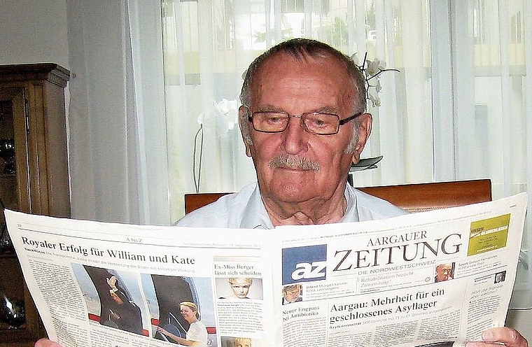 Auch nach der Pensionierung der Zeitung verbunden: Günter Windfelder, früherer Redaktor von «Der Seetaler», ist verstorben. Foto: Archiv/MR