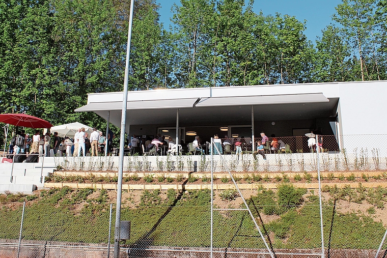 Das neue Lokal des Tennisclubs.Foto: Ast