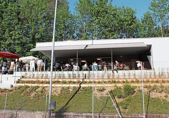 Das neue Lokal des Tennisclubs.Foto: Ast