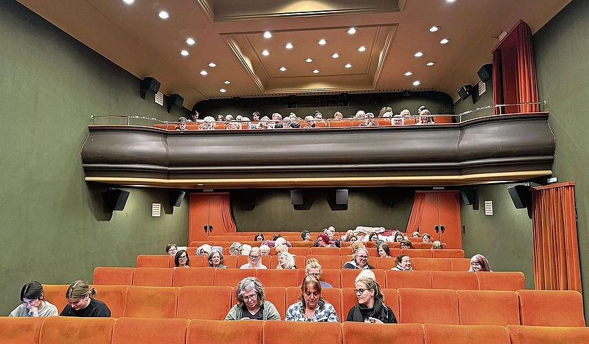 Das Kino füllt sich, die Stimmung ist gut.Foto: Verena Schmidtke
