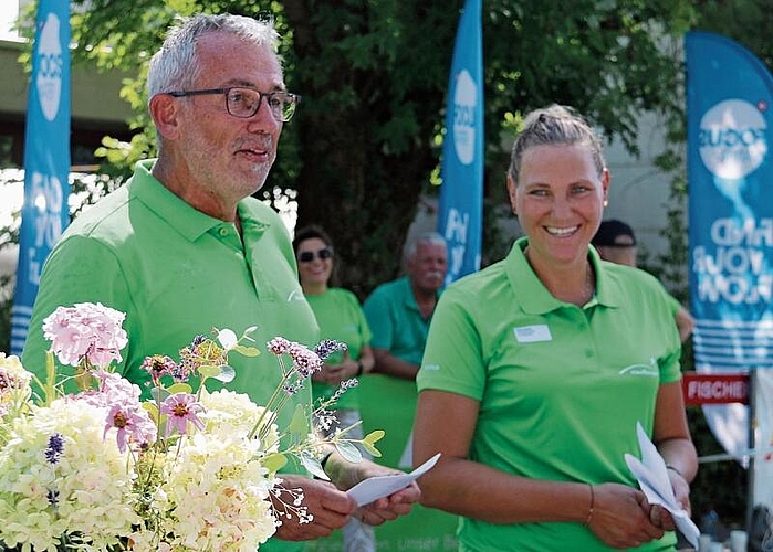 Die Chemie stimmt: Co-Präsidenten Christian Frey und Irene Fischer.Foto: Romi Schmid