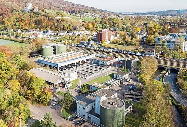 Soll massiv ausgebaut werden: Die ARA Langmatt in Möriken-Wildegg. Foto: Patrick Walde
