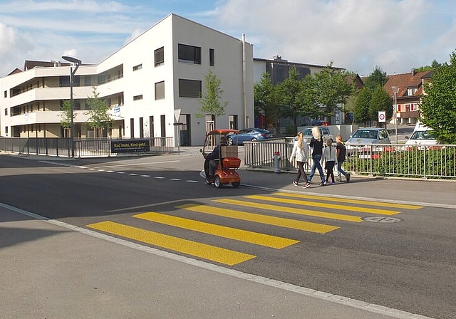 Ausgezeichnet: Neugestaltung der Hauptstrasse in Niederlenz. Foto: zvg