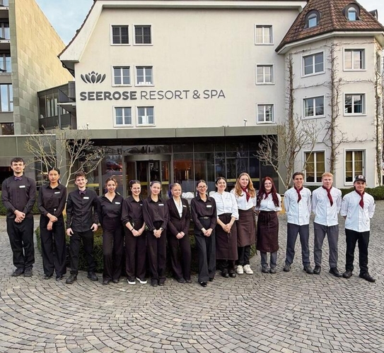Die Lernenden sind am Ruder im «Cocon».Foto: zvg