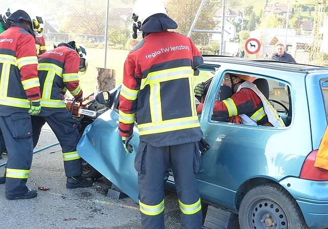 Diffizile Strassenrettung.