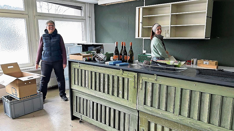 Zwar ohne Räumlichkeiten, aber nicht ohne gute Ideen und gute Laune.Foto: zvg
