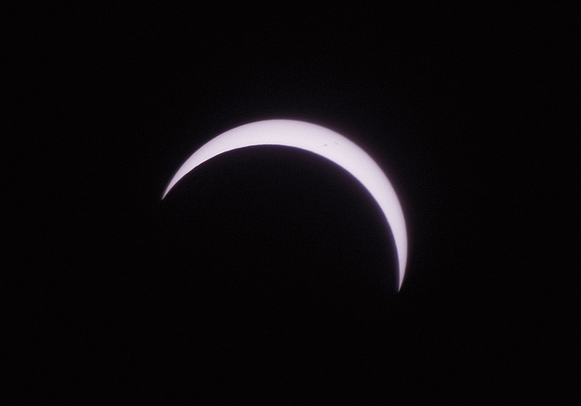 In der Maximumsphase wird bei uns die Sonne zu über 90% bedeckt sein.Foto: Andreas Walker