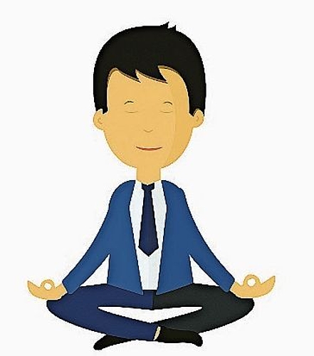 Gegen Einsamkeit: Meditation. Illustration: mky
