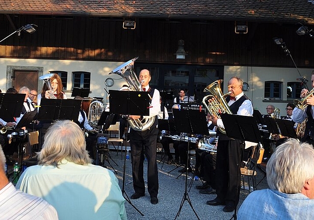 Wusste zu gefallen: Sommerkonzert der Musikgesellschaft Seengen. Foto: zvg