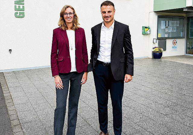 Ivan Brigante, neuer Geschäftsführer der Gemeinde Rupperswil, und Bianca Fuchs, neue Gemeindeschreiberin.Foto:  zvg