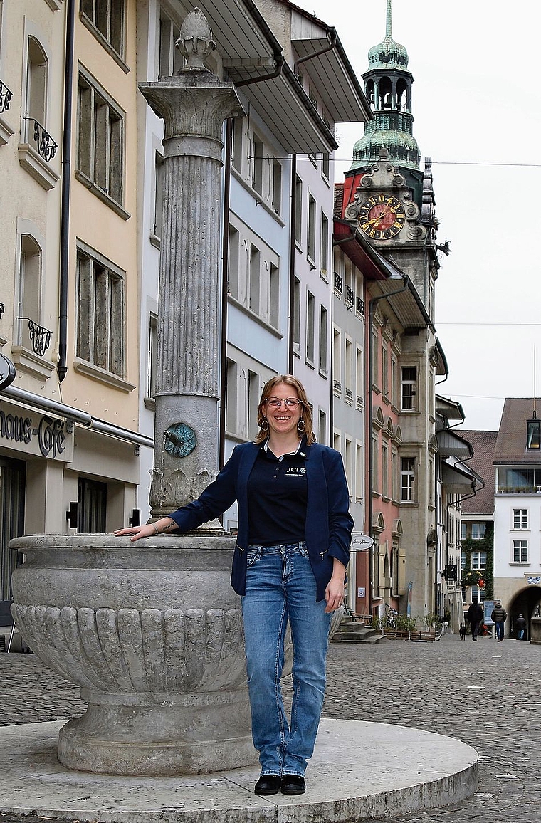 Bianca Mertens ist Präsidentin von JCI Schweiz. Sie will den Verein im Aargau etablieren.Foto:  rfb