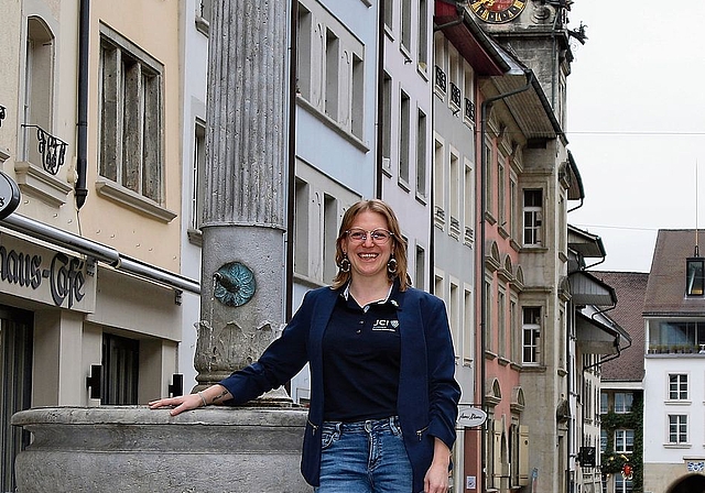 Bianca Mertens ist Präsidentin von JCI Schweiz. Sie will den Verein im Aargau etablieren.Foto:  rfb