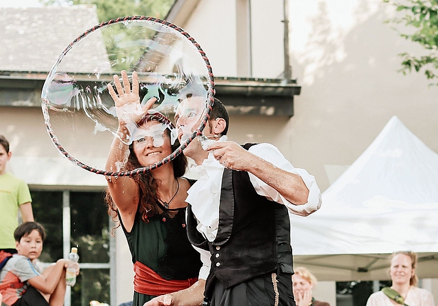 Einfach magisch: Das Gauklerfestival verzaubert jedes Jahr aufs Neue.Foto: Romi Schmid 