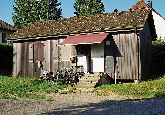 Die Bundesbaracke  wird abgerissen. Der Pachtvertrag läuft aus.Foto: Rinaldo Feusi