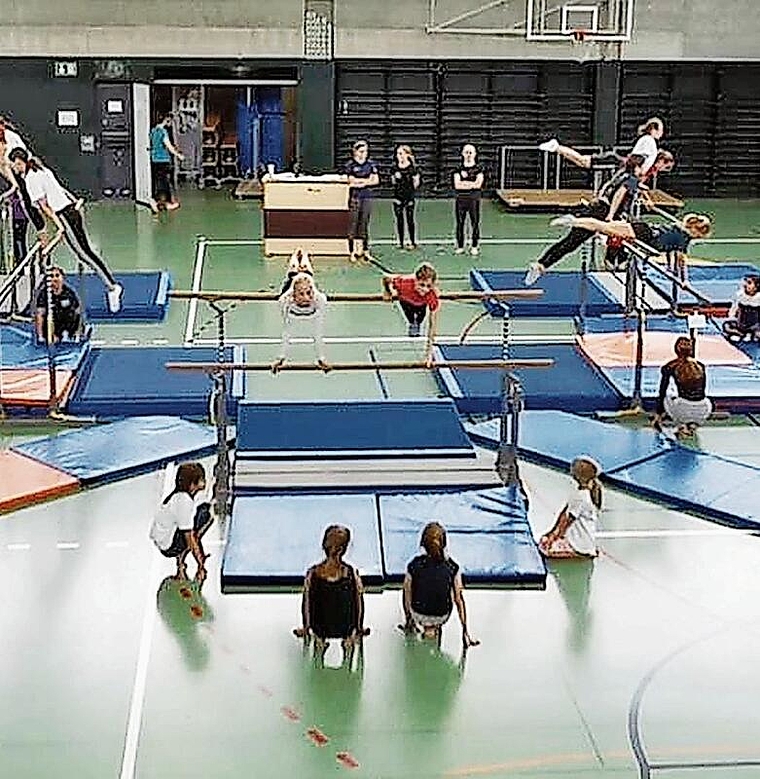 Übung macht den Meister: Vorbereitungstraining der Jugendriege des DTV Lenzburg. Foto: zvg