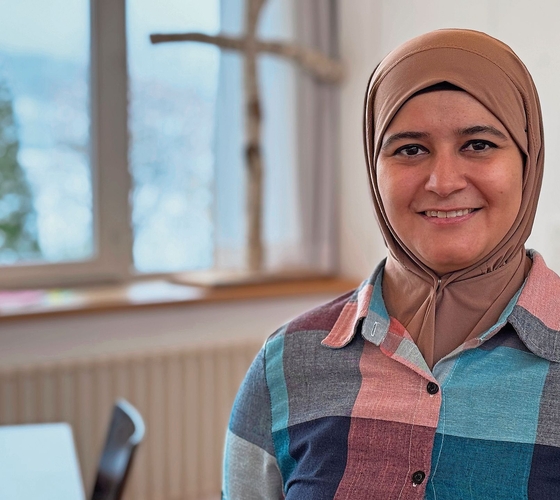 Seit einem Jahr gibt Sima Hamnawa freiwillig Deutschkurse.Foto: Verena Schmidtke