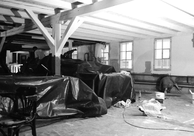 Selbst Hand angelegt: Einrichtung der «Baronessa» vor 20 Jahren. Foto: zvg