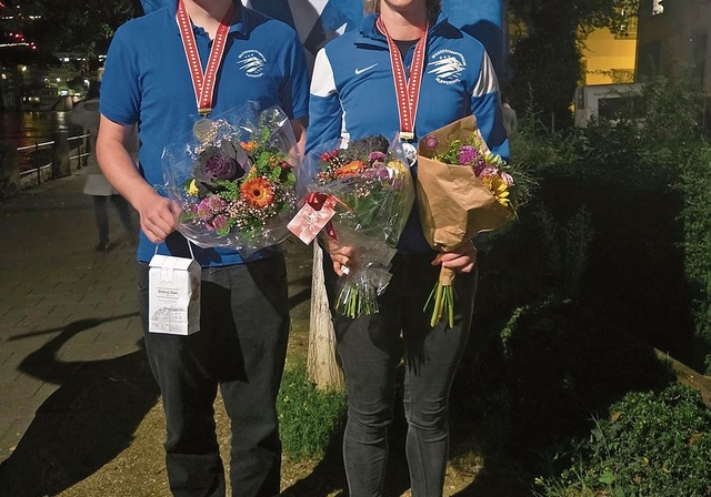 Schweizer Meister 2025: Fabienne Kohler (Frauen) und Cyril Senn (Junioren).Foto: zvg