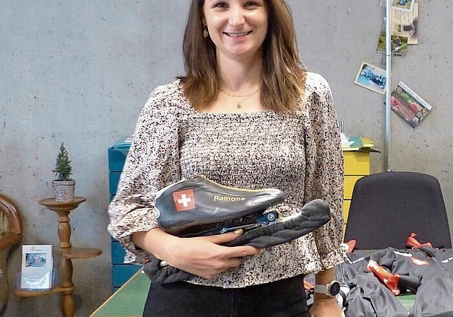 Kam vom Inlineskaten zum Eislaufen: Ramona Härdi. Foto: zvg