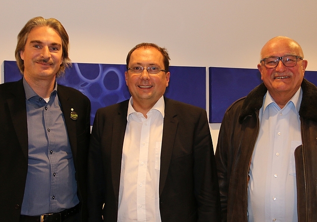 Die Gemeindeammänner (v.l.) Patrick Fischer (Fahrwangen), Jörg Bruder (Seengen) und Heinz Bürki (Seon) informierten vergangene Woche gemeinsam über den Stand der Arbeitsgruppe «Bezirksschulstandorte». (MS)