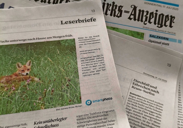 Dies ist die letzte Ausgabe, in der Leserbriefe zu den Stadtratswahlen publiziert werden.Foto: rfb