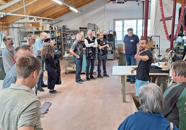 Der Gewerbetreff fand unter dem Dach der Meili Production AG statt.Foto: zvg