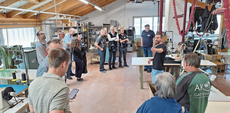 Der Gewerbetreff fand unter dem Dach der Meili Production AG statt.Foto: zvg