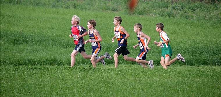 Dank Gratisstart mehr junge Teilnehmer: Schüler auf der Kurzdistanz des Hallwilerseelaufes. Foto: swiss-image.ch/E. T. Studhalter