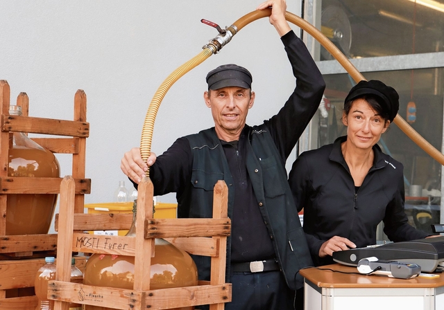 Bekannte Gesichter: Pascal und Barbara Furer.Foto: Romi Schmid