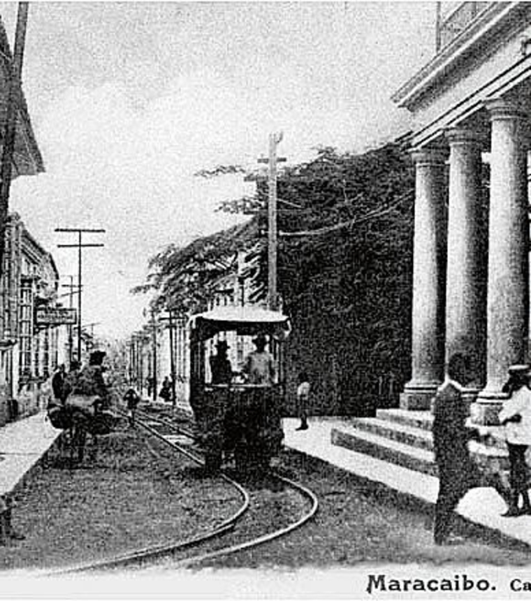 Maracaibo um 1895.Foto: Postkarte zvg