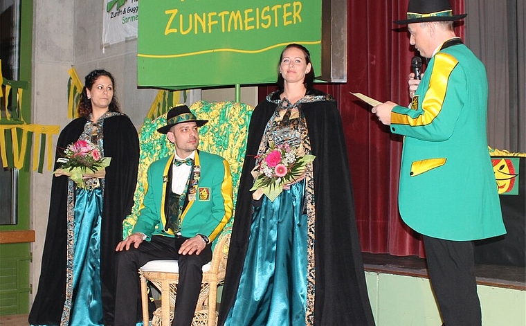 Inthronisation: «Roggi de Wildi» wurde zum 54. Zunftmeister gewählt. Foto: ASt
